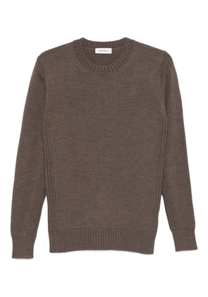 Kangra ribbed crew-neck sweater - Brown