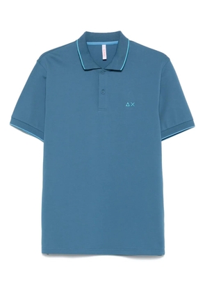 Sun68 contrast-trim polo shirt - Blue