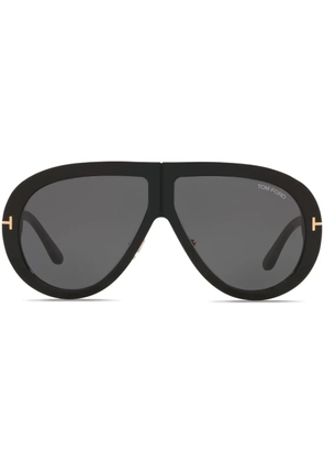 TOM FORD Eyewear Troy pilot-frame sunglasses - Black