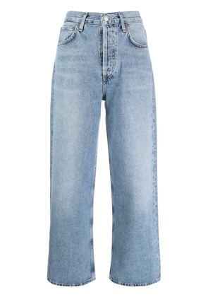 AGOLDE Ren Jean high-rise cropped jeans - Blue