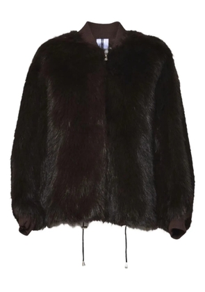 S.W.O.R.D 6.6.44 zip coat - Brown