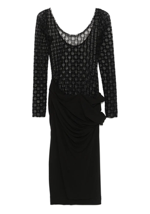 Givenchy 4G mesh dress - Black