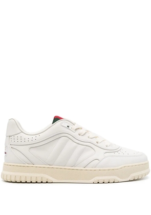 Gucci Re-Web leather sneakers - White