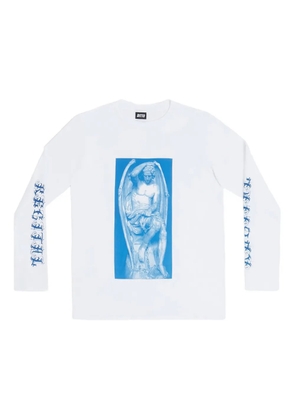 BROOKS Ditto graphic-print long-sleeve T-shirt - White