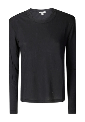 James Perse long-sleeve crew-neck t-shirt - Black