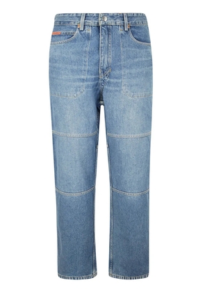 Martine Rose reversible camouflage-print jeans - Blue