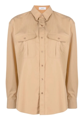 WARDROBE.NYC Oversize cotton shirt - Neutrals