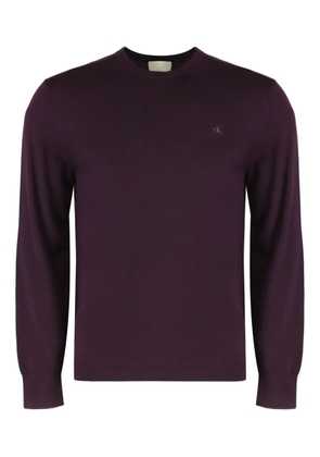 Calvin Klein crew-neck sweater - Purple