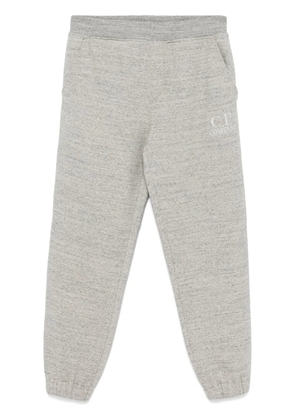 C.P. Company logo-embroidered track trousers - Grey