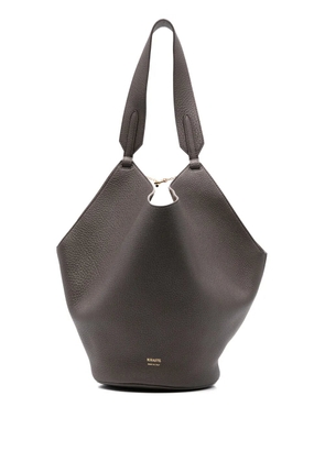 KHAITE small Lotus shoulder bag - Brown