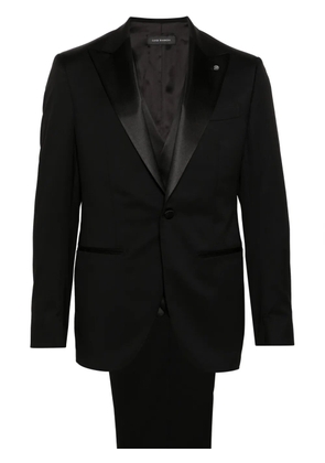 LUIGI BIANCHI MANTOVA single-breasted three-piece suit - Black