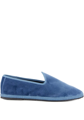 PIEDATERRE Wilde velvet loafers - Blue