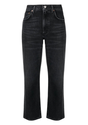 AGOLDE Kye cropped straight-leg jeans - Grey