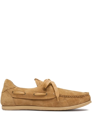 Jacquemus leather boat shoes - Brown