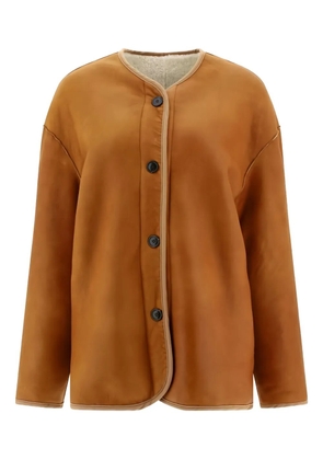 GIOVI reversible shearling jacket - Neutrals