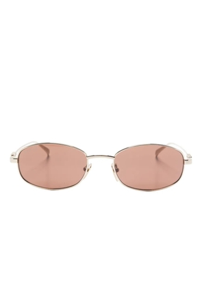 Gucci Eyewear oval-frame metal sunglasses - Gold