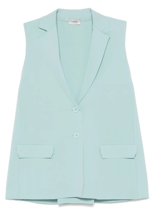 MRZ knife-pleat waistcoat - Green