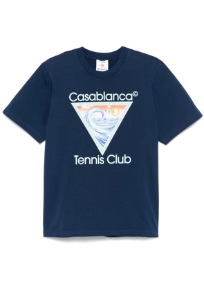 Casablanca Tennis Club Icon T-shirt - Blue