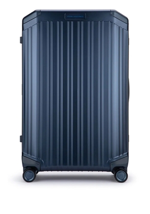 PIQUADRO leather trolley luggage - Blue