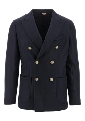 Santaniello double-breasted jacket - Blue