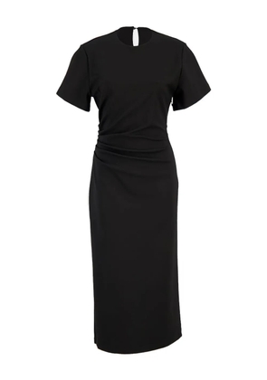 La DoubleJ short-sleeve midi dress - Black
