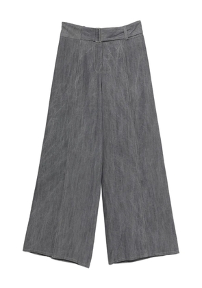 ULI SCHNEIDER belted jeans - Grey