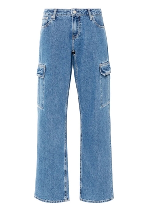 Calvin Klein low-rise cargo jeans - Blue