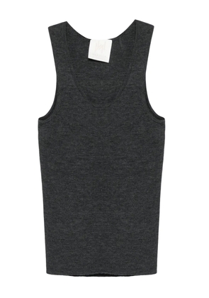 Marella ribbed wool top - Grey