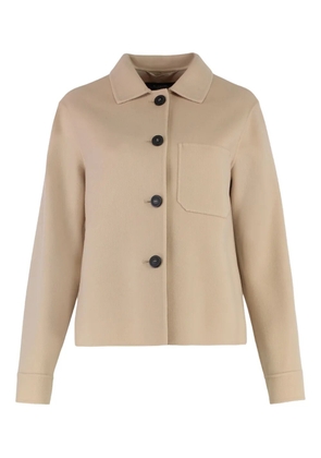 Weekend Max Mara button-fastening patch-pocket jacket - Neutrals