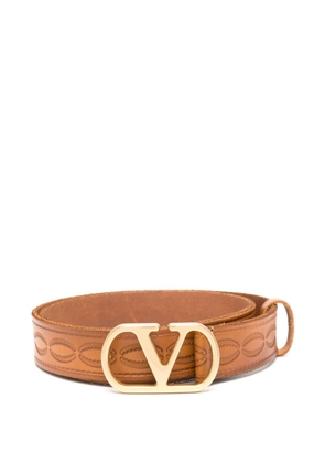 Valentino Garavani VLogo belt - Brown