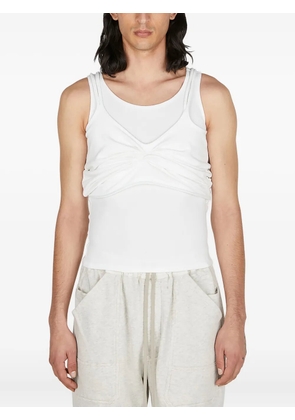 rusfrcade Ean layered tank top - White