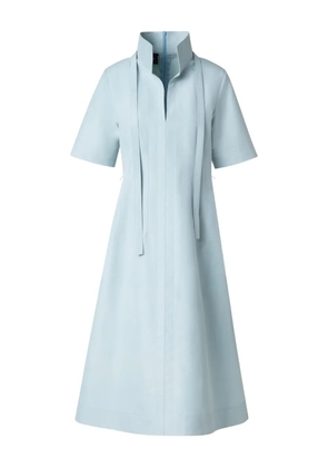 Akris poplin cotton midi dress - Blue