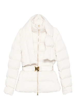 Elisabetta Franchi belted jacket - White