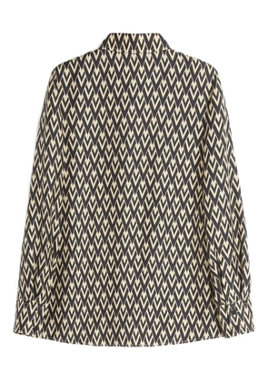 Valentino Garavani Toute La V twill shirt - Black