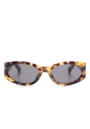 Jacquemus Ovalo sunglasses - Brown
