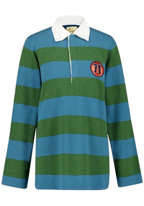 PAULA logo-patch polo shirt - Blue