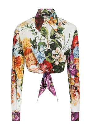 Dolce & Gabbana floral-print blouse - Yellow
