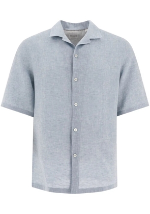Brunello Cucinelli linen shirt - Blue