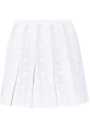 Givenchy pleated mini skirt - White