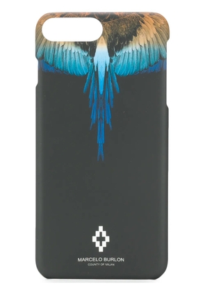 COUNTY OF MILAN Wings iPhone 8 plus case - Black