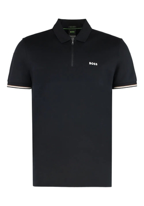 BOSS cotton polo shirt - Black