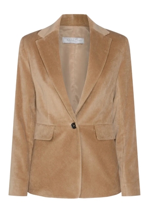 Antonelli corduroy flap-pocket blazer - Brown