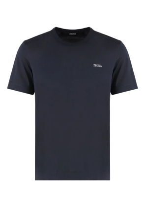 Zegna crew-neck cotton T-shirt - Black