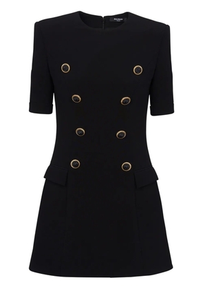 Balmain tailored textured minidress - Black