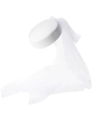 Maison Michel Jacqueline felt pillbox hat - White