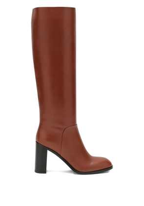 Sartore 90mm leather knee-high boots - Brown