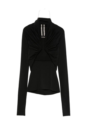 Rick Owens cut out-detail top - Black