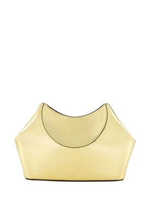 Givenchy facet leather clutch - Gold