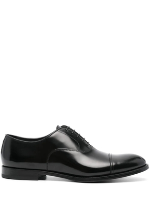 Doucal's leather Oxford shoes - Black