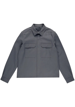 Rick Owens classic-collar twill shirt - Grey